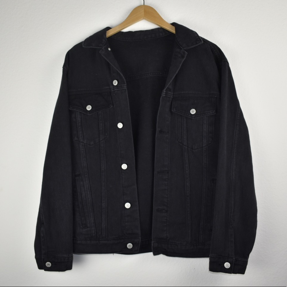 Brandy Melville Black Kelly Denim Jacket
